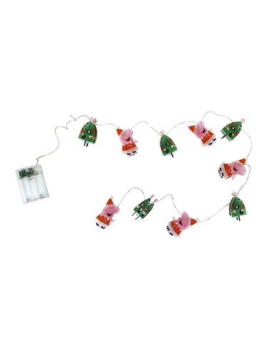 GUIRNALDA LUZ 10 LED FLASH PEPPA PIG "COSY CORNER"