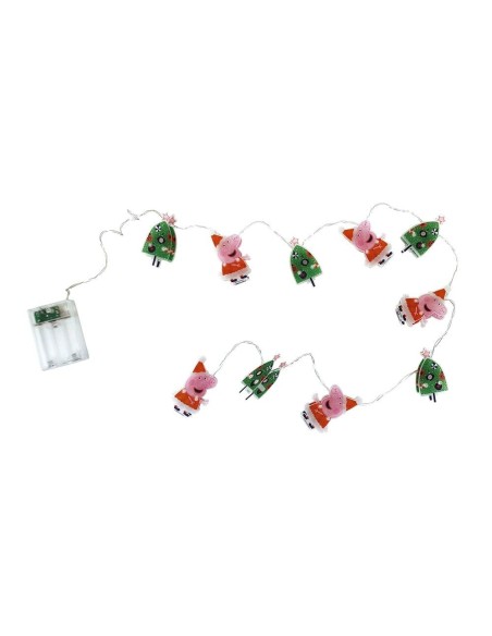 GUIRNALDA LUZ 10 LED FLASH PEPPA PIG "COSY CORNER"