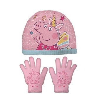 SET GORRO/GUANTES INFANTIL 48/51 PEPPA PIG "COSY CORNER"