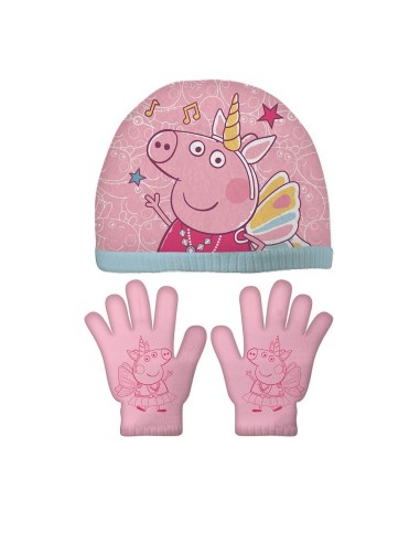 SET GORRO/GUANTES INFANTIL 48/51 PEPPA PIG "COSY CORNER"