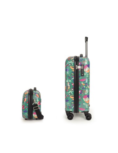 Set Maleta Cabina + Neceser Gabol Vida Juego de Maletas |...