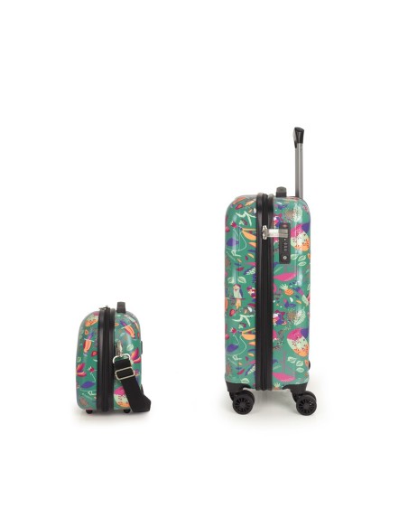 Set Maleta Cabina + Neceser Gabol Vida Juego de Maletas |...