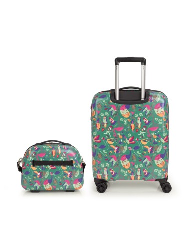 Set Maleta Cabina + Neceser Gabol Vida Juego de Maletas |...