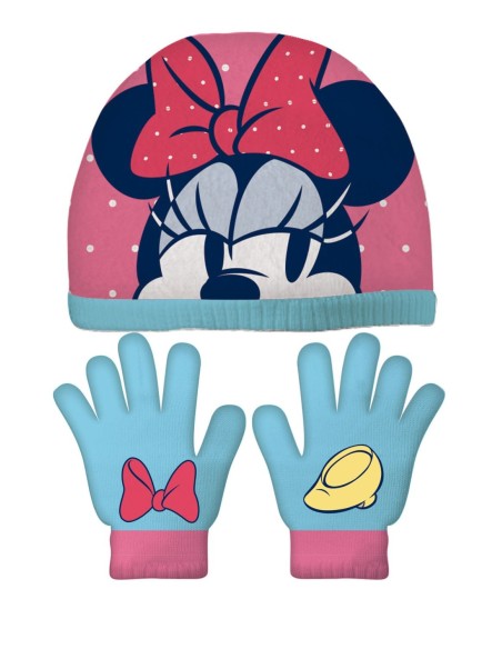 SET GORRO/GUANTES INFANTIL 51/54 MINNIE MOUSE "LUCKY"