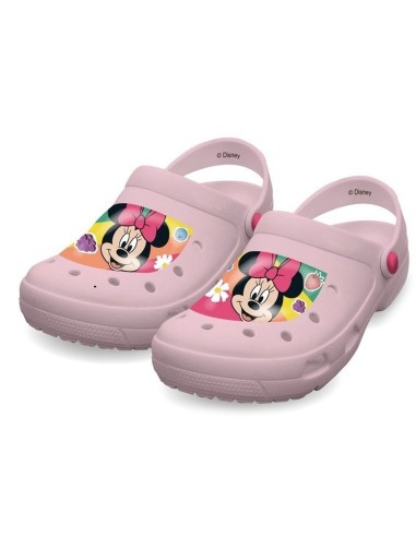 ZUECOS DE GOMA ROSA CLARO MINNIE MOUSE "ME TIME"