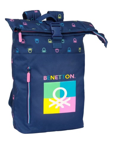 MOCHILA SOLAPA PARA PORTATIL 15,6'' BENETTON "COOL" | Comprar MOCHI...