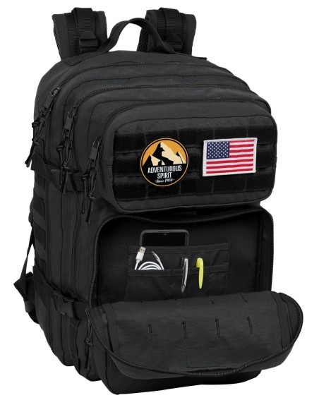 MOCHILA MILITAR PORTATIL 15,6'' SAFTA BASIC "NEGRO"