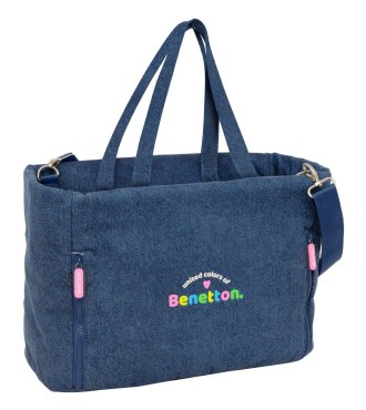 BOLSO CON BOLSILLO PARA PORTATIL 14,1'' BENETTON "DENIM" | Comprar ...