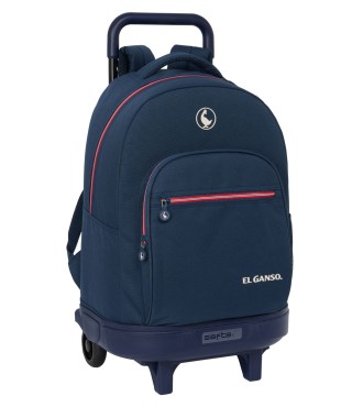 MOCHILA GDE. C/RUEDAS COMPACT EXTRAIBLE EL GANSO "CLASSIC" | Compra...