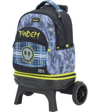 Mochila Carro Fijo Compact Desmontable Ruedas Grandes Tandem Skull ...