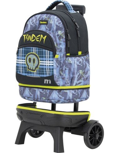 Mochila Carro Fijo Compact Desmontable Ruedas Grandes Tandem Skull ...