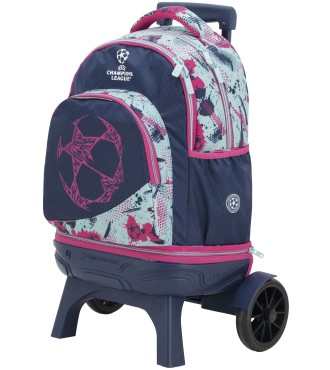 Mochila Carro Fijo Compact Desmontable Ruedas Grandes Champions Lea...