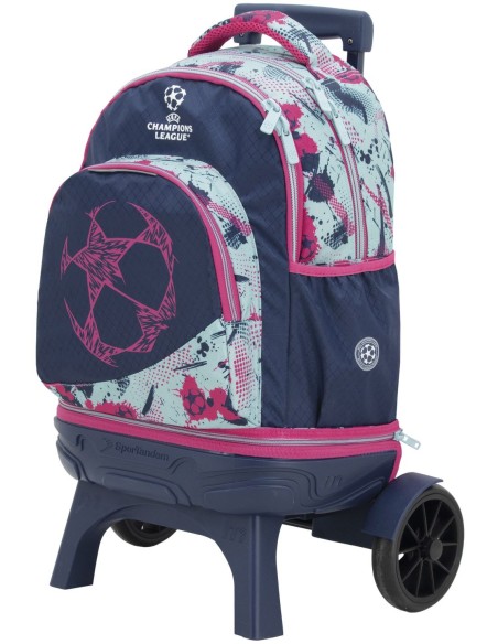 Mochila Carro Fijo Compact Desmontable Ruedas Grandes Champions Lea... Mochila Carro Fijo Compact Desmontable Ruedas Grandes Champions Lea...