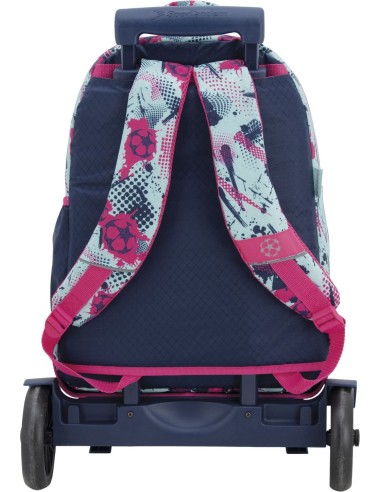 Mochila Carro Fijo Compact Desmontable Ruedas Grandes Champions Lea...