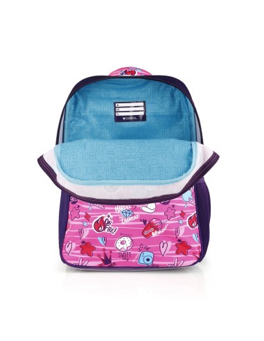 Mochila Escolar Adaptable Gabol Sticker | Comprar Mochila Escolar A...