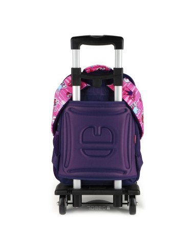 Mochila Escolar Adaptable Gabol Sticker | Comprar Mochila Escolar A...