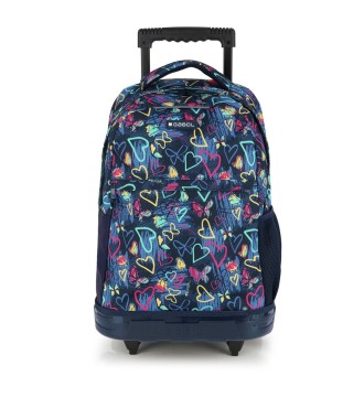 Mochila 2 Ruedas Carro Fijo Gabol Tizas | Comprar Mochila 2 Ruedas ...