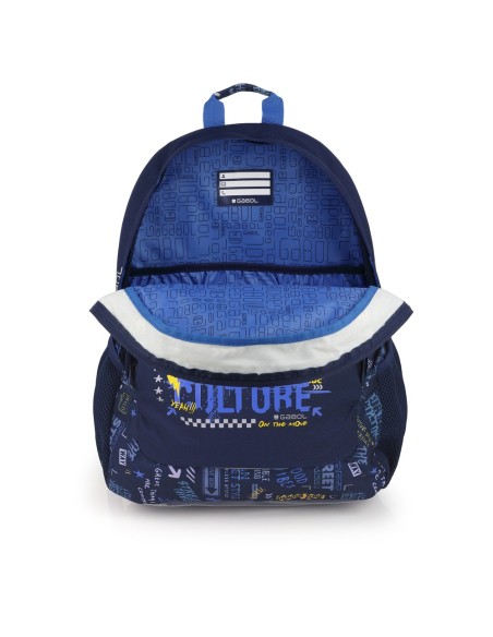 Mochila Tres Compartimentos Escolar Gabol Skull | Comprar Mochila T...