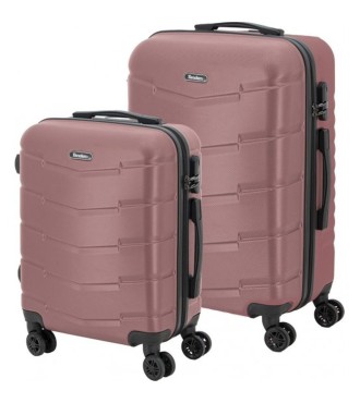 Set 2 Maletas C-M Sportandem Ibiza Rosa Dorado | Comprar Set 2 Male...