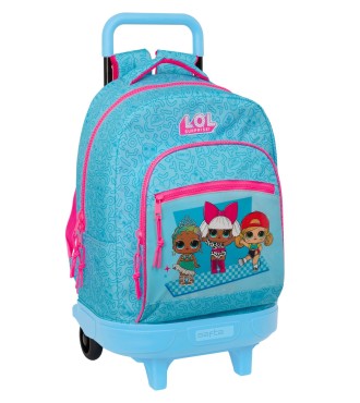 MOCHILA GDE. C/RUEDAS COMPACT EXTRAIBLE LOL SURPRISE! "DIVAS" | Com...