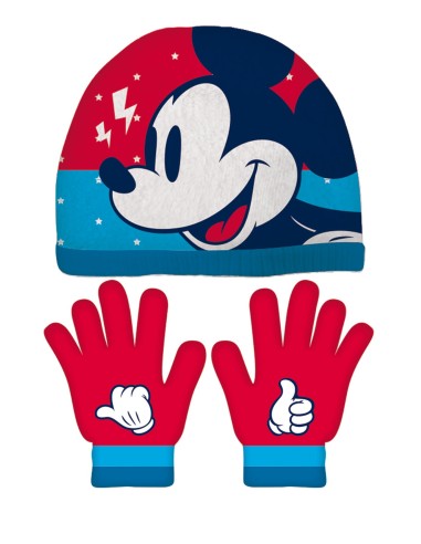 SET GORRO/GUANTES INFANTIL 51/54 MICKEY MOUSE "HAPPY SMILES" | Comp...