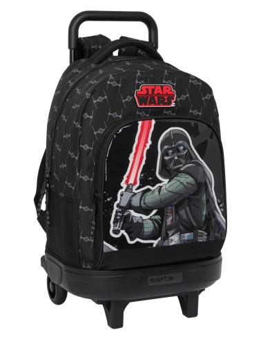 MOCHILA GDE. C/RUEDAS COMPACT EXT.SIMPLE STAR WARS "THE FIGHTER" | ...