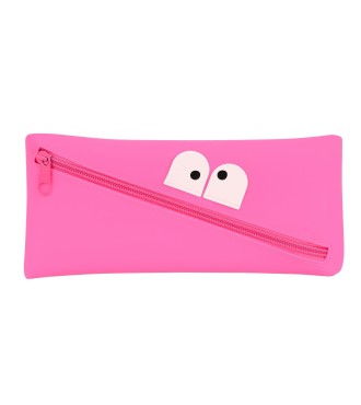PORTATODO SILICONA SAFTA CARITAS "FUCSIA" | Comprar PORTATODO SILIC...