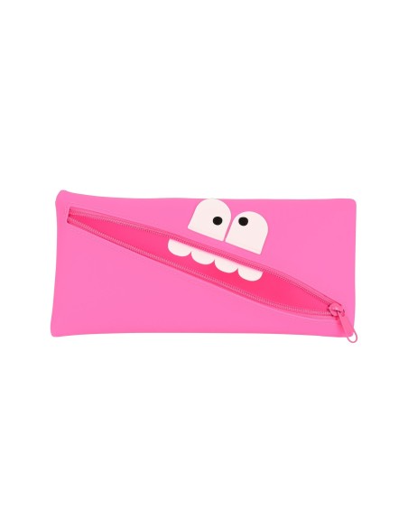 PORTATODO SILICONA SAFTA CARITAS "FUCSIA" | Comprar PORTATODO SILIC...