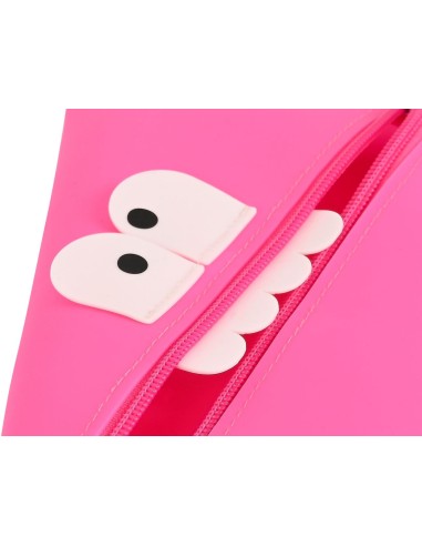 PORTATODO SILICONA SAFTA CARITAS "FUCSIA" | Comprar PORTATODO SILIC...