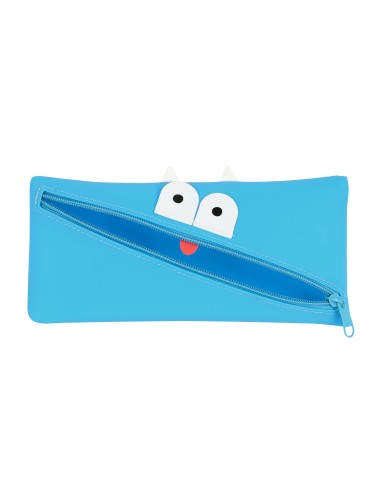 PORTATODO SILICONA SAFTA CARITAS "AZUL CLARO" | Comprar PORTATODO S...