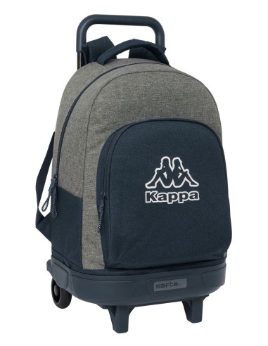 MOCHILA GDE. C/RUEDAS COMPACT EXTRAIBLE KAPPA "DARK NAVY" | Comprar...