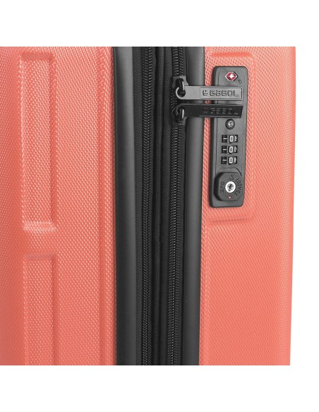 Maleta Trolley Cabina Gabol Advance Coral | Comprar Maleta Trolley ...