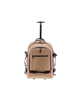 Mochila Con Ruedas Gladiator Polar Beige | Comprar Mochila Con Rued...