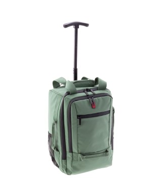 Trolley Mochila Ruedas Gladiator Polar Verde | Comprar Trolley Moch...