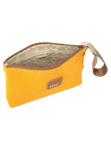 Neceser Skpat Nimes En Poliéster-Lino Mostaza | Comprar Neceser Skp...