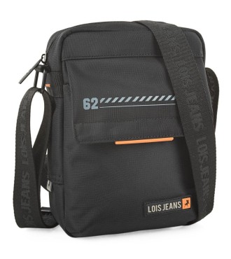 Bolso Cruzado Hombre Logan Lois Negro