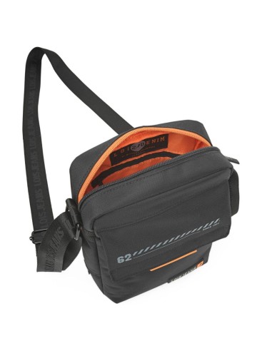 Bolso Cruzado Hombre Logan Lois Negro