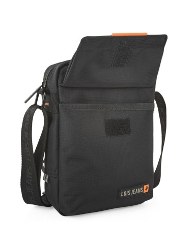 Bolso Cruzado Hombre Logan Lois Negro