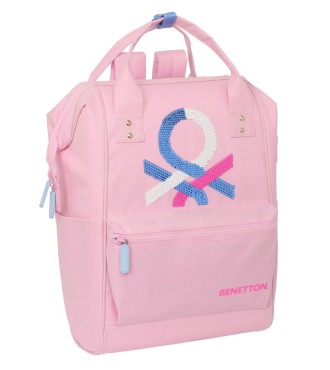 MOCHILA CON ASAS PARA PORTATIL 13" BENETTON "PINK" | Comprar MOCHIL...