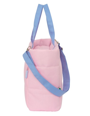 BOLSO CON BOLSILLO PARA PORTATIL 14,1'' BENETTON "PINK" | Comprar B...