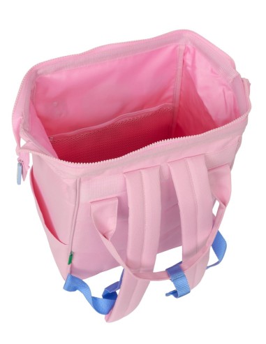 MOCHILA CON ASAS PARA PORTATIL 13" BENETTON "PINK" | Comprar MOCHIL...