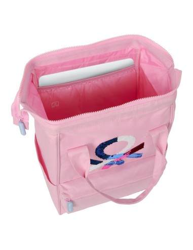 MOCHILA CON ASAS PARA PORTATIL 13" BENETTON "PINK" | Comprar MOCHIL...