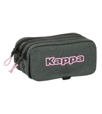 PORTATODO TRIPLE BIG KAPPA "SILVER PINK" | Comprar PORTATODO TRIPLE...