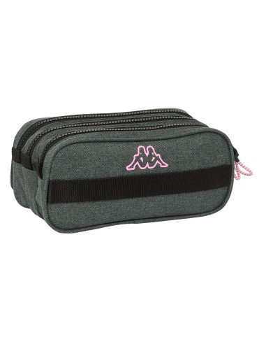 PORTATODO TRIPLE BIG KAPPA "SILVER PINK" | Comprar PORTATODO TRIPLE...