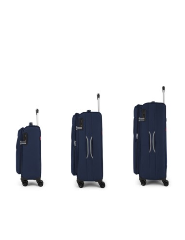Set 3 Maletas C22-M-L Gabol Zambia Azul | Comprar Set 3 Maletas C22...