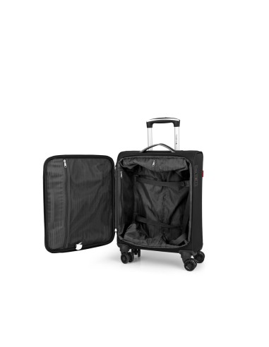 Maleta Trolley Cabina 4R Gabol Zambia Negro | Comprar Maleta Trolle...