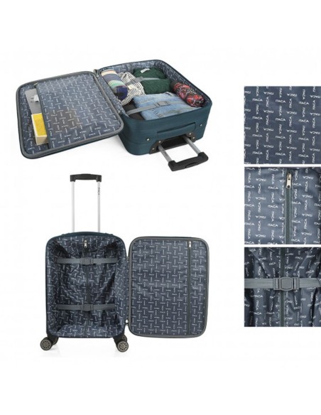 Maleta Trolley Cabina 50 Itaca Evora Petróleo Maleta Trolley Cabina 50 Itaca Evora Petróleo