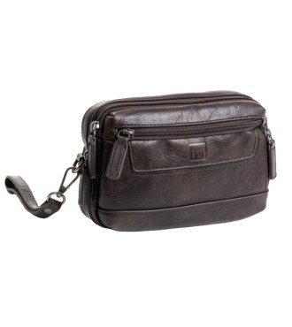 Cartera De Mano Doble Matties Classic 40123-30 Marrón