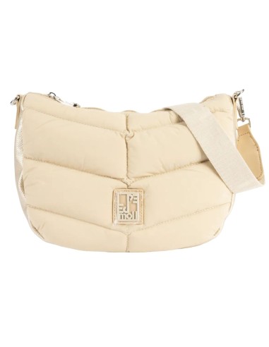 Bolso Bandolera Cruzado Crepe Hannah 241221 Pepe Moll Beige | Compr...