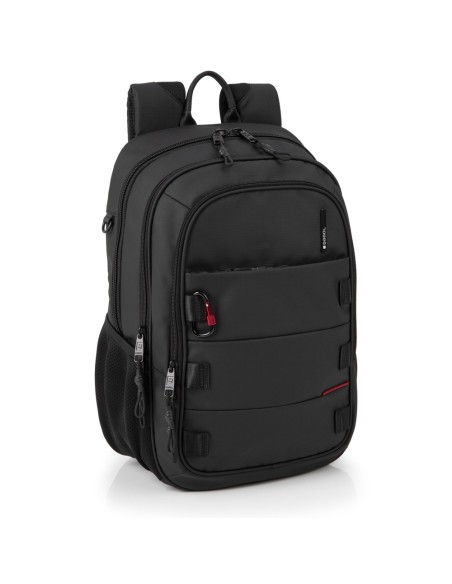 Mochila 3 Compart. Portaordenador  15,6" Gabol Disk Negro...